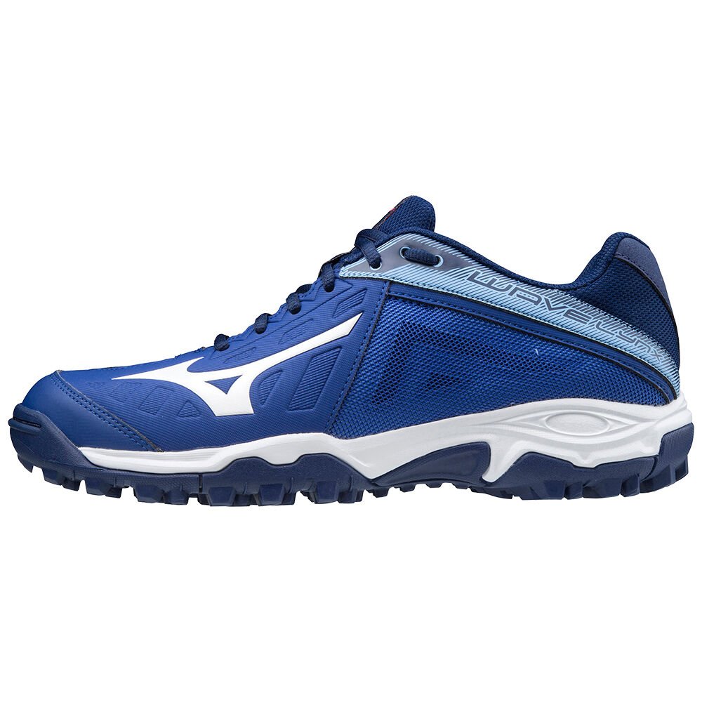 Zapatillas De Hockey Mizuno Wave Lynx Hombre Negras/Blancas/Azules España EBDS-34506